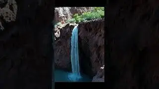 Mooney Falls at Havasupai | 200ft waterfall 