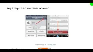 Delete unwanted Contacts