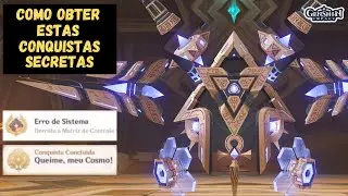 COMO OBTER AS CONQUISTAS SECRETAS: 