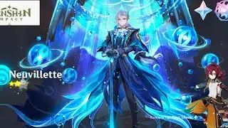 35 pull only🔴 Neuvillette is a 5-star Hydro charactor  #neuvillectte #genshinimpact