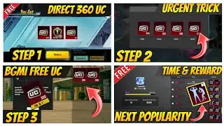 🔴GUARANTEED 5X UC URGENT TRICK | BGMI NEXT POPULARITY REWARD | HOW TO GET FREE UC | 95% OFF TRICK