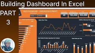 Interactive Sales Dashboard using Excel #dataanalysis #excel #powerquery #dataanalyst #chart