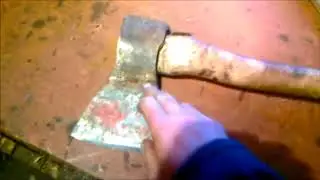 Топор  из швеллера за пару часов.
