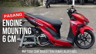 INSTALLING A 6cm ENGINE MOUNTING ARM ON THE VARIO 150 | PROJECT VARIO