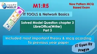 O Level | IT TOOLS & NETWORK BASICS | CHAPTER 3  | part 3| important mcq with explanation