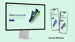 Responsive Shoes Website | HTML CSS Project Demo video
