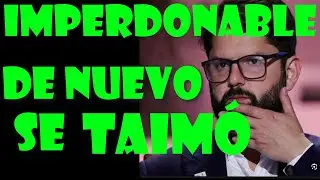 Y AVERGUENZA A TODO CHILE