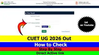 Big Update CUET UG 2026 Results Out 🔥| Direct Active Link | How to Dowload | Step by Step