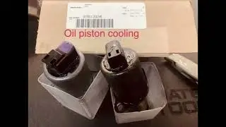 Oil thermostat valve/ oil piston cooling valve replace Volvo d13