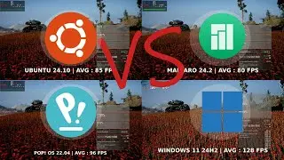 Windows VS Ubuntu VS Manjaro VS Pop! Os | Linux Gaming Benchmarks
