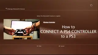 How to connect a PS4 controller to a PS3