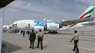 Emirates Airbus A380 - Blue Expo 2020 Dubai Livery