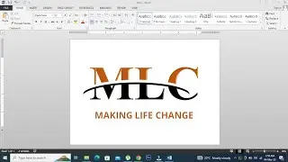 Microsoft Word Logo Design Tutorial | How to make logo design in MS Word | Muabi Design