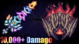 Terraria Crazy Buffed Up Ark Of The Elements vs Supreme Calamitas and vanilla bosses