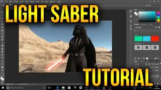 DARTH VADER LIGHTSABER TUTORIAL PHOTOSHOP