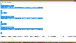 Lesson158 -  Item Limit Solved By StartsWith - Power Apps 1000 Videos