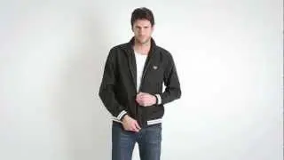 Fred Perry - Veste TIPPED MICROFIBRE Black