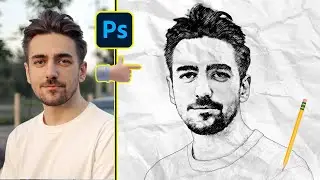Cómo crear EFECTO DIBUJO con PHOTOSHOP ✏️ | RicardoRic (tutorial photoshop)