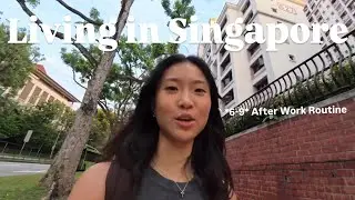 My After-Work *6-9* Routine in Singapore👩🏻‍💻🖇️| CBD runs, Karaoke nights, Photobooth, Pilates, Cafes