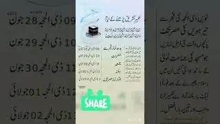 #takbeer #tashriq تکبیر تشریق پڑھنے کے آیام