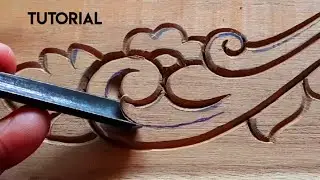 |Wood carving Tutorial |UP wood art |