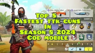 TOP 5 GUNS TO RANK FASTER IN SEASON 8 COD MOBILE 2024