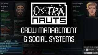 Delving into Ostranauts crew management on Twitch 04/15/21