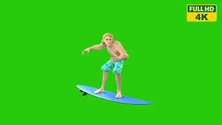 Ride the Waves: 4K 3D Green Screen Surfing Spectacular |3D Green Screen Adventures in 4K
