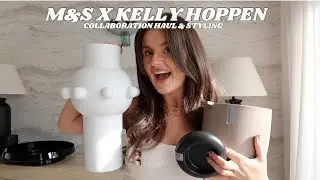 MARKS & SPENCERS X KELLY HOPPEN collaboration - Home decor haul and how to style in your home🤍