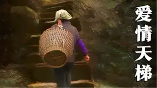 经典爱情故事《爱情天梯》，21岁小伙和31岁寡妇私奔，小伙为寡妇造了一个爱情天梯，一共6208个台阶，好感人！