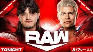 WWE Raw -  Cody Rhodes Vs Dominik Mysterio