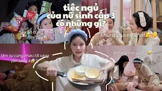 Daily Vlog: Girls' Sleepover – Noodles, Beauty, Gifts & Gossip✨