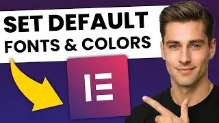 How To Set Default Fonts And Colors In Elementor (FAST & EASY)