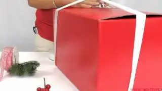 Праздничная коробка для большого подарка