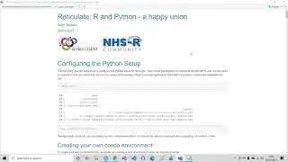 R and Python – a happy union with reticulate webinar