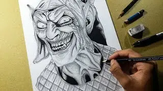 Drawing Green Goblin | Realistic Drawing