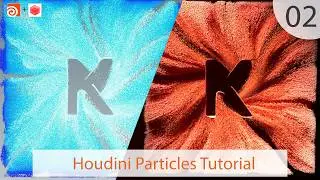 Houdini Particles 02 - Swirly Attraction force -Tutorial