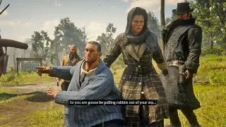 Funny scene of John's return to camp