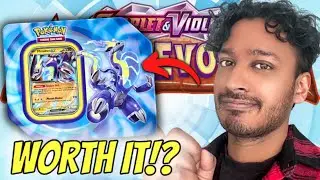 Paldea Evolved Miraidon Legends Tin Opening