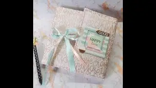 Мини Инста альбом "Мятный коктейль" #скрапбукинг