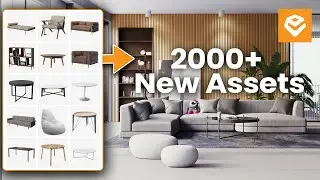 How to access 2,000 NEW Assets in Enscape