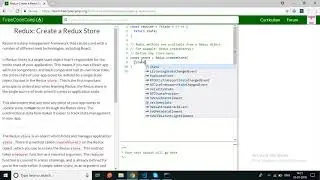 freecodecamp-Redux Create a Redux Store-solution