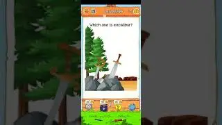 Braindom 2 Riddles level 296 Which one is excibur? Walkthrough solution / braindom 2 level 296