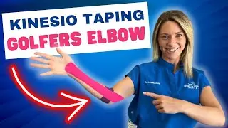 How to KT Tape Golfer’s Elbow | 3 Easy Steps to Kinesio Tape Medial Epicondylitis