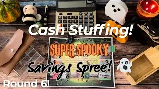 Super Spooky Savings Spree | Round 6! Savings Challenges Cash Stuffing 🎃👻🦇