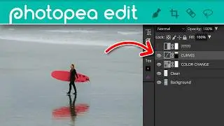 Photopea is basically FREE Photoshop…  Spot Healing Brush (to remove objects), Curves , Crop & more