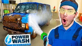 IL GIOCO PIÙ SODDISFACENTE DI SEMPRE!! PULIRE CON L' ACQUA!!  -  POWERWASH Simulator Carriera #1