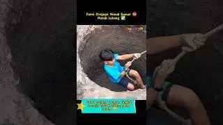 Farel Prayoga fell into a deep hole 