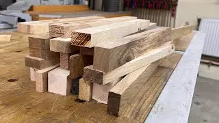 Waste to a cool woodworking project. Woodworking.