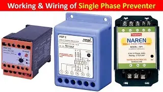 Phase Failure Relay | single phase preventer connection diagram 